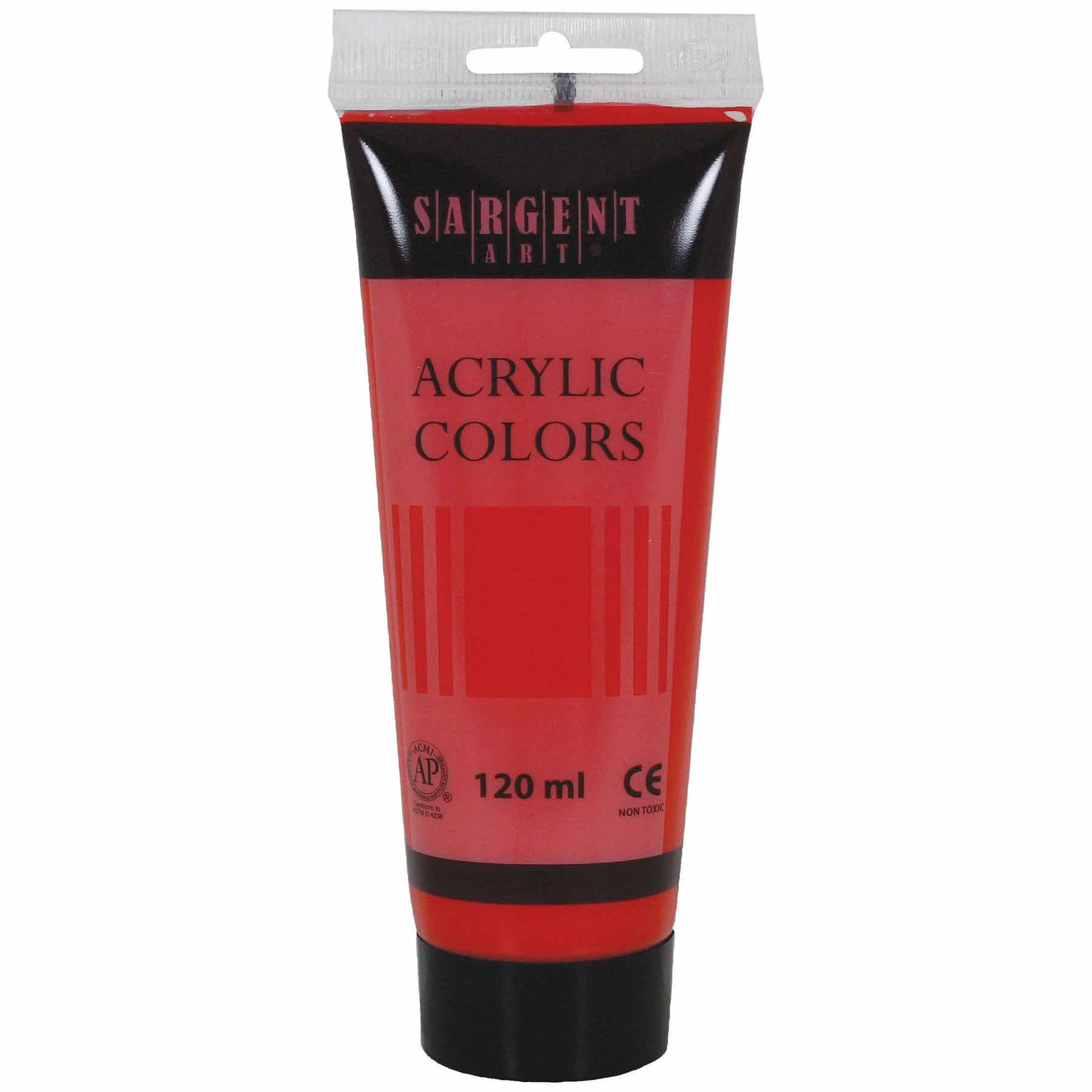 Acrylic Paint Tube, 120 ml, Cadmium Red Hue Office Garner