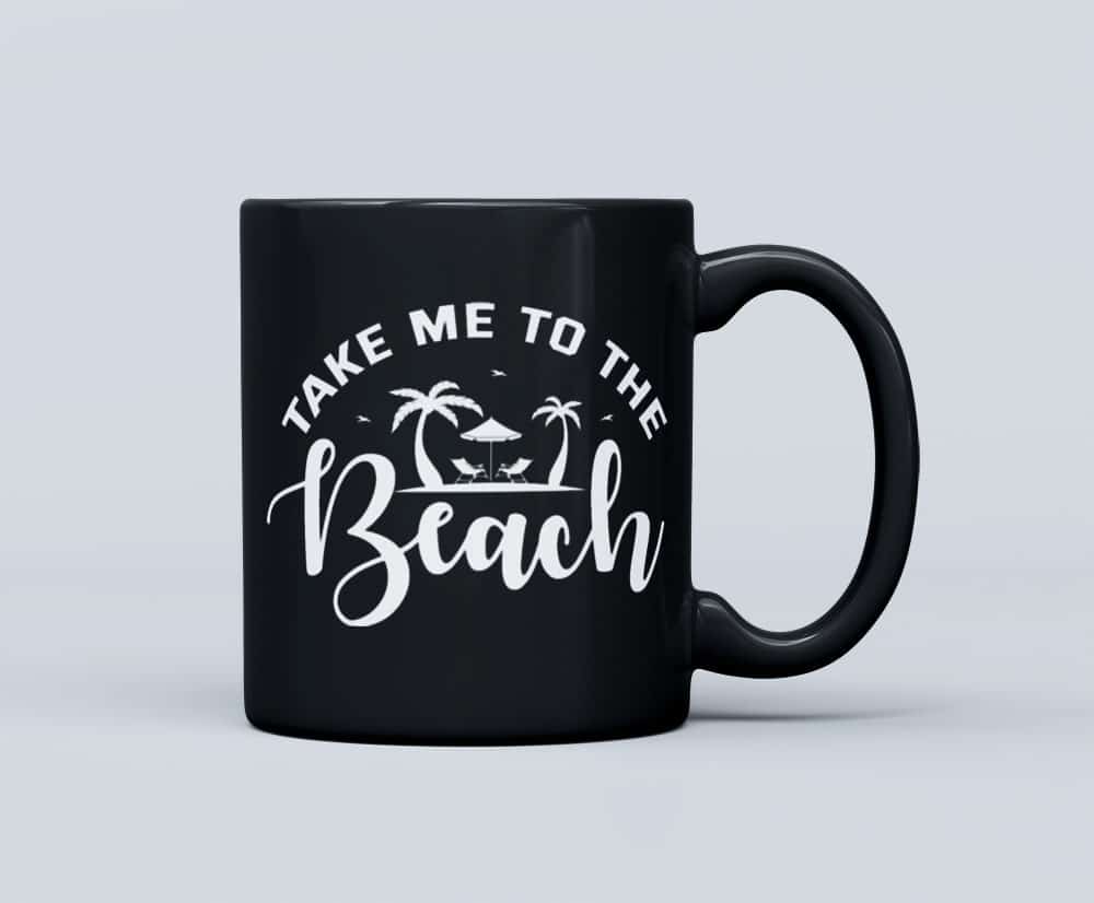 beach black mug-min