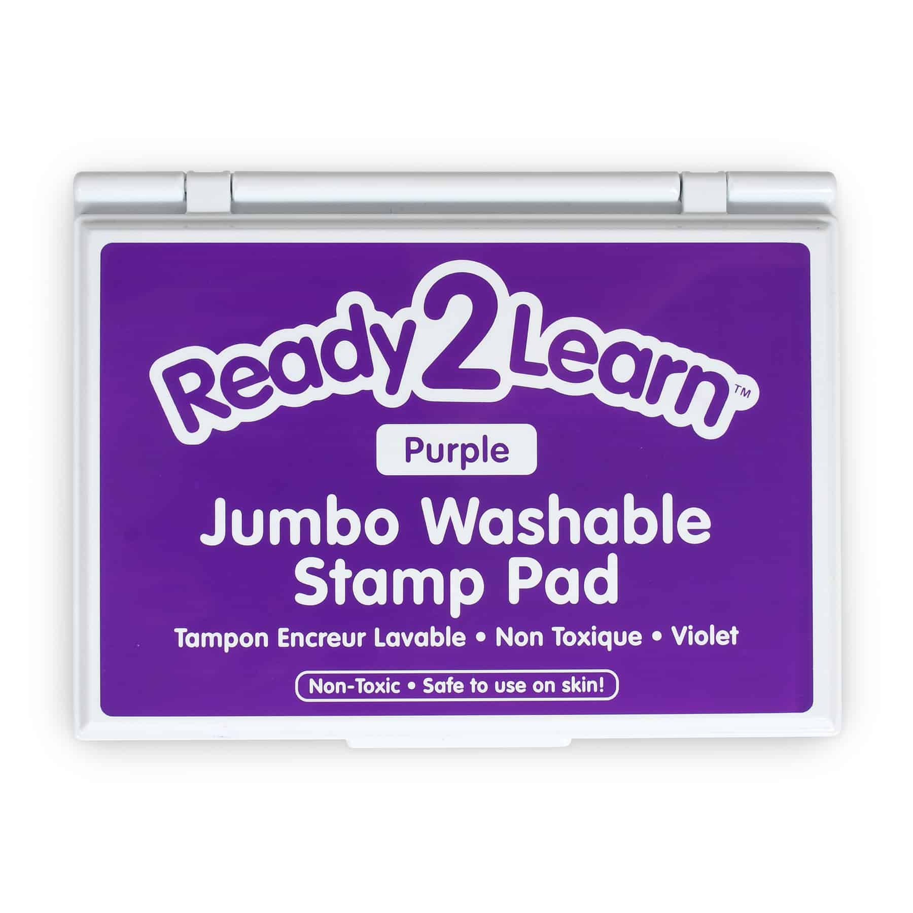 Jumbo Washable Stamp Pad Purple 6.2"L x 4.1"W Office Garner
