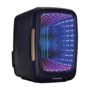 6-Can Retro Gaming Light-up Portable Beverage Mini Fridge, EFMIS179 (Stealth)