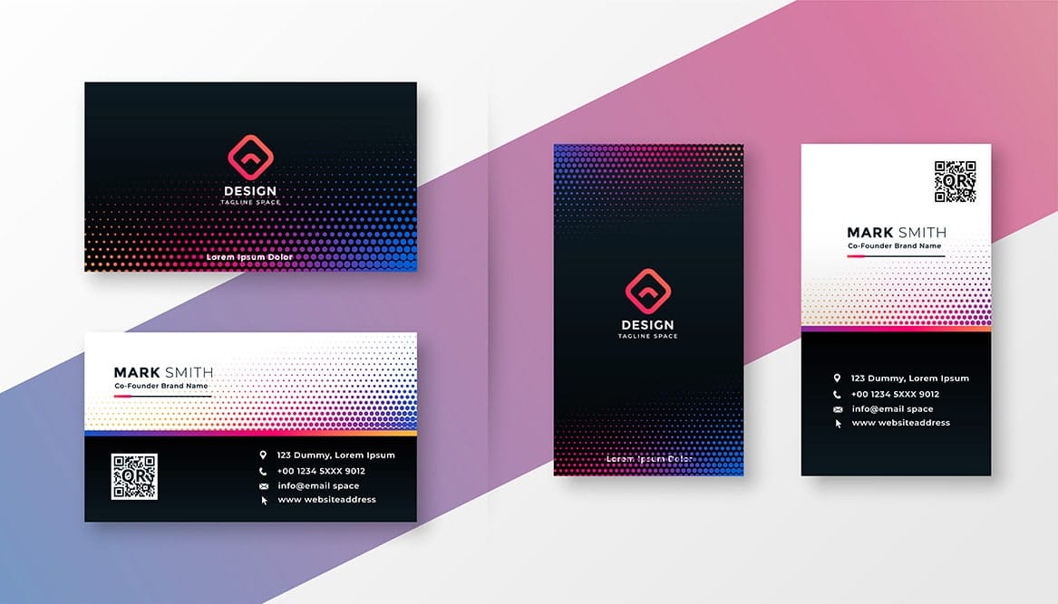 Verticle Card Vertical business card