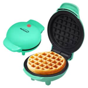 400-Watt 5-In. Non-Stick Mini Waffle Maker (Blue)