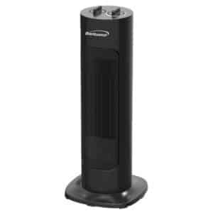 1,500-Watt-Max Portable Oscillating Ceramic Tower Electric Space Heater, Black, H-C1618BK