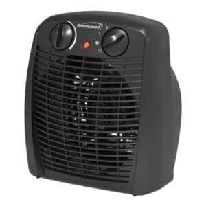 1,500-Watt-Max Portable Electric Space Heater and Fan, Black, H-F305BK