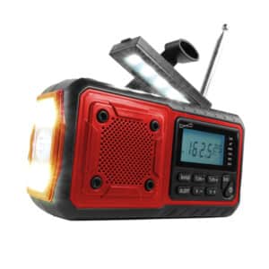 Guardian Portable AM-FM-NOAA(R) Weather Alert Emergency Radio, Multi Powered, Red, SC-1078ERN