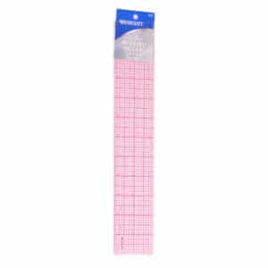 12" 8ths Beveled Grid Ruler