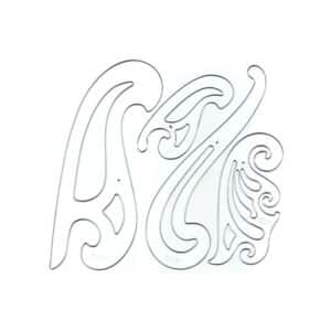 French Curves Drawing Template Set, 4 Pieces