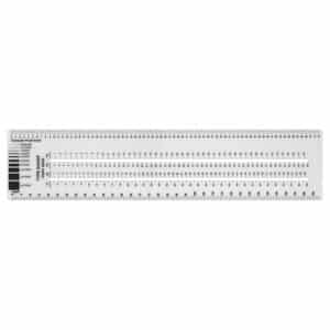 Graphic Arts Ruler, 3" x 12"