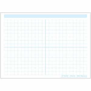 Smart Poly Single Sided PosterMat Pals Space Savers, 1-2" Grid Blocks, 468 Blocks, 13" x 9.5"
