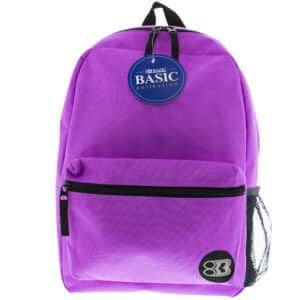 Basic Backpack 16" Purple