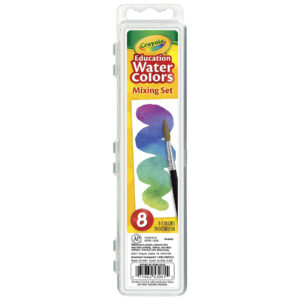Pans Education Watercolors Mixing Set, 8 Count