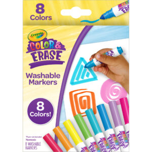 Color & Erase Markers, Pack of 8