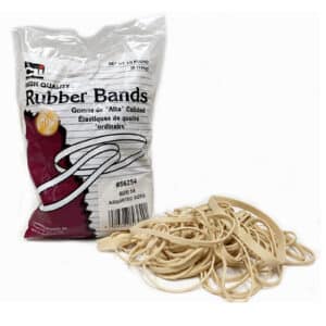 Rubber Bands, Assorted Sizes, 1-4 lb. Bag
