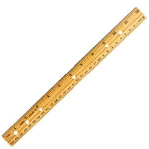 Economy Wood Ruler