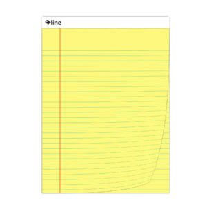 Legal Pad, Wide Ruled, Yellow, 50 Sheets