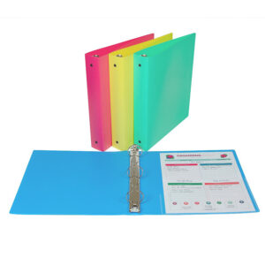 3-Ring Binder, 1-1-2" Capacity, Assorted Colors