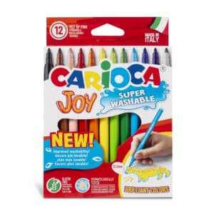 Joy Fine Tip Washable Felt Tip Pens - 12 Pieces