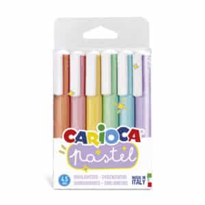 Pastel Washable Highlighters - 6 Pieces