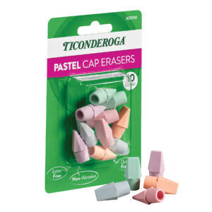 Pastel Cap Eraser, 10 Count