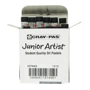 Cray-Pas Junior Artist Oil Pastels, Black, 12-Pack