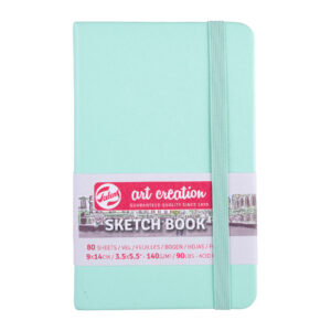 Sketchbook, 80 Sheets, 90lbs, Fresh Mint Cover, 3.5" x 5.5"