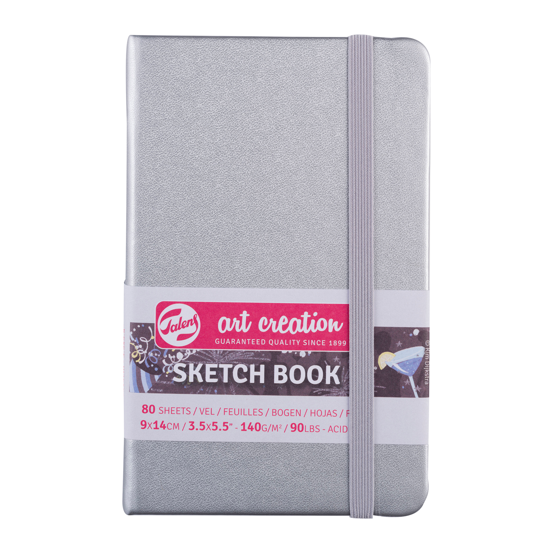 Talens Art Creation SketchbookShiny Silver 9x14 140g