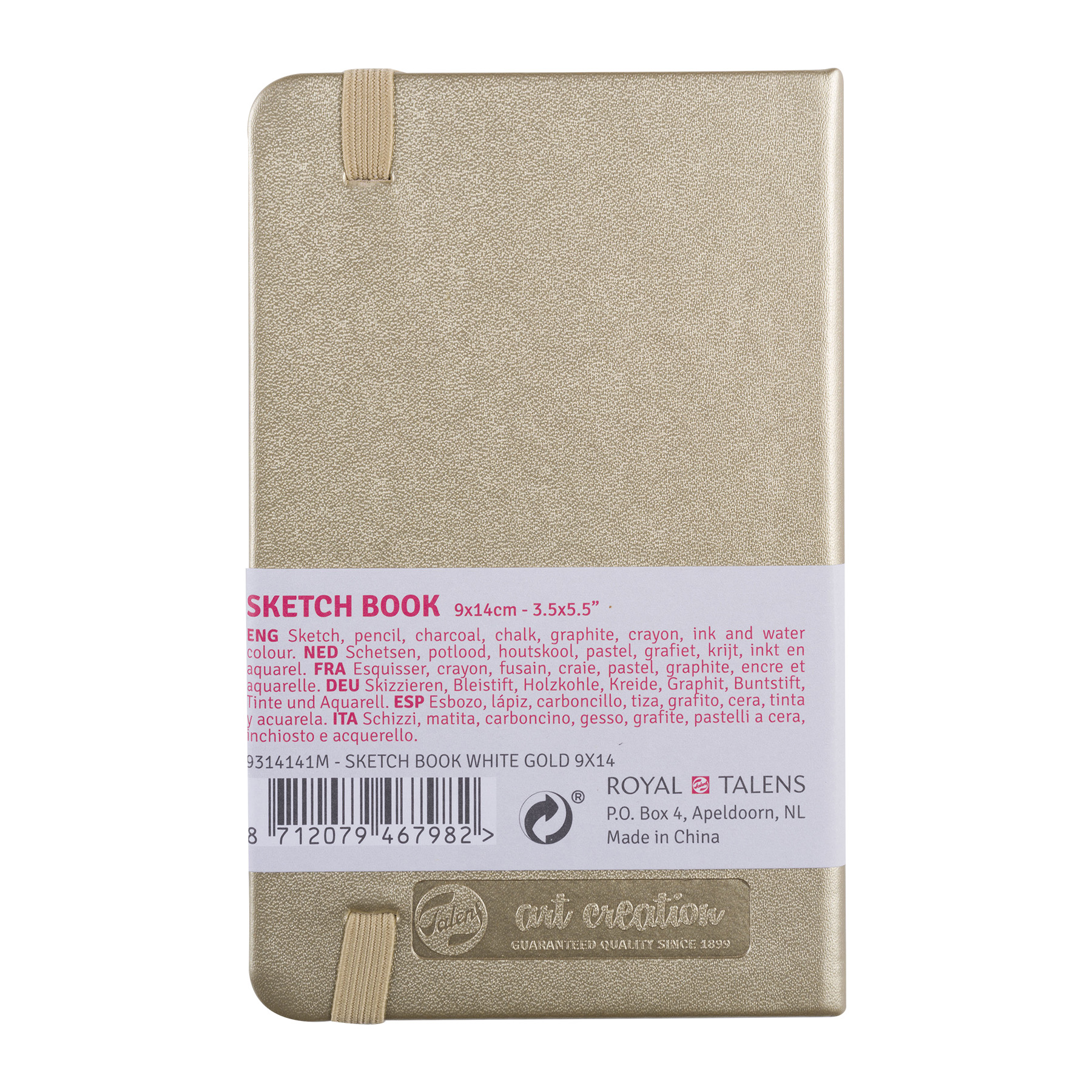 Talens Art Creation SketchbookWhite Gold 9x14 140g