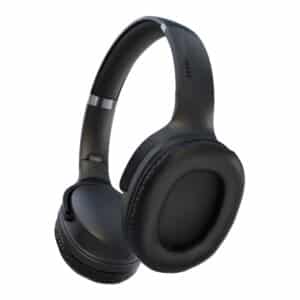 Flip 2-in-1 Over-Ear Bluetooth(R) Headphones with Microphone and Speaker Mode (Black)