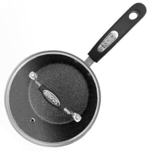 Terra Black Marble Non-Stick Saucepan with Bakelite(R) Handle (3 Qt.)