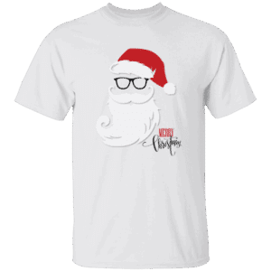 Merry Christmas Santa Unisex White T-Shirt