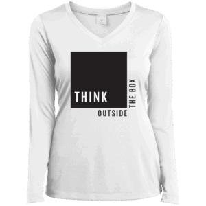Think Outside The Box Women’s Black Long Sleeve
