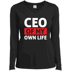 CEO Of My Own Life Women’s Black Long Sleeve
