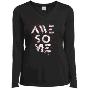 Awesome Women’s Black Long Sleeve