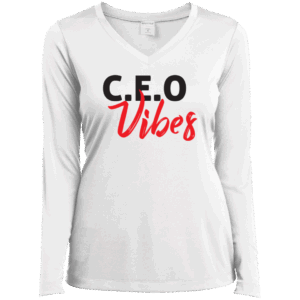 CEO Vibes Women’s White Long Sleeve