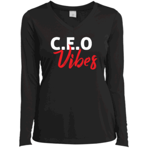 CEO Vibes Women’s Black Long Sleeve
