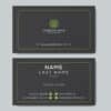 13 Sena Business card grey-green mockup2