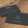 14 Sena Business card grey-blue mockup