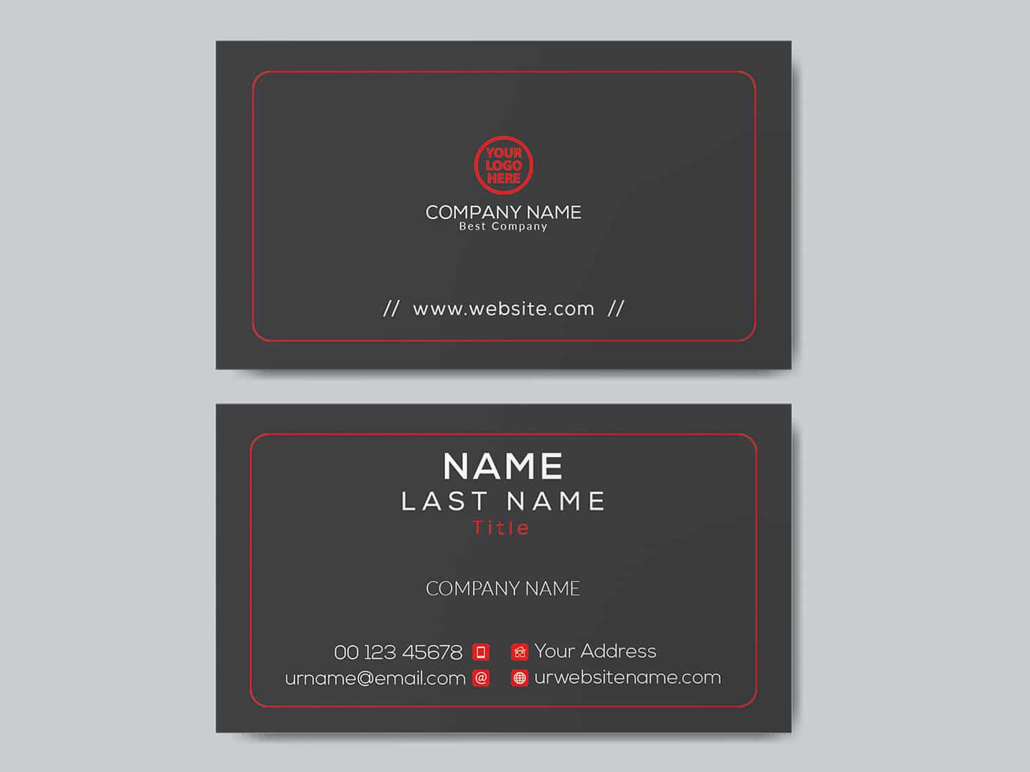 15 Sena Business card grey-red 2