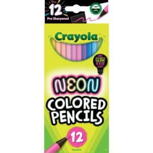Neon Colored Pencils, Pack of 12