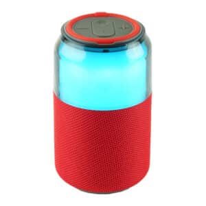 SodaBoom Portable Bluetooth(R) Speaker, True Wireless, with LED Light Show, SC-2335BT (Red)