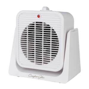 EFH1527 1,500-Watt-Max Portable Electric Fan Heater with Tilting Base, White