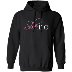 SHE.E.O Women’s Black Hoodie