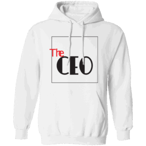 The CEO Women’s White Hoodie