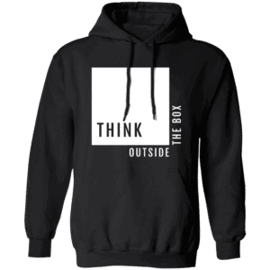 Think Outside The Box Women’s Black Hoodie