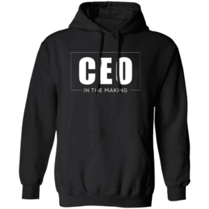 CEO In The Making Women’s Black Hoodie