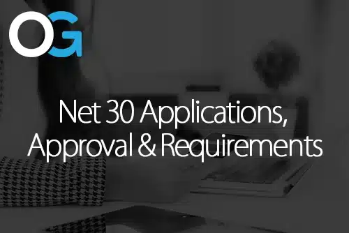 Net 30 Applications, Approval and Requirements