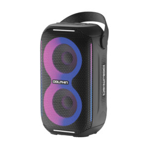 Waterproof Portable Bluetooth(R) Party Speaker(R) with Sound-Activated Lights, Black, S-20