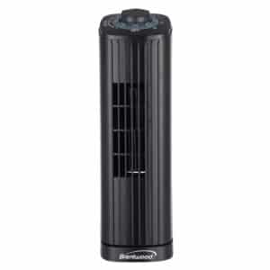 14-in. Portable Oscillating Tower Fan with 3 Speeds, 53 CFM, 50deg Oscillation, 25 Watts, 61-in. Cord