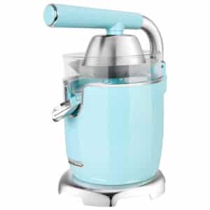 200-Watt 1-Speed Electric Citrus Juicer with 2 Cones and Stainless Steel Lever (Blue)