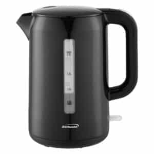 1,100-Watt Cordless Electric Kettle with Concealed Stainless Steel Heating Element, 360deg Base, Auto Shutoff, and Boil-Dry Protection (2.2 L; Black)